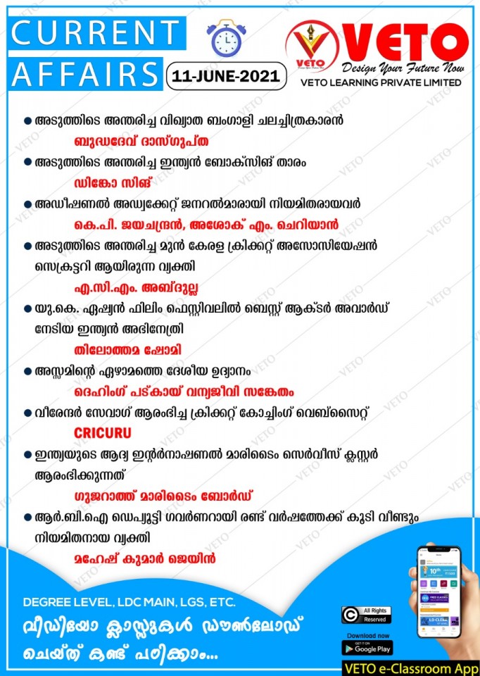 Current Affairs,CA 2021,Cricket Coaching Website-CRICURU.